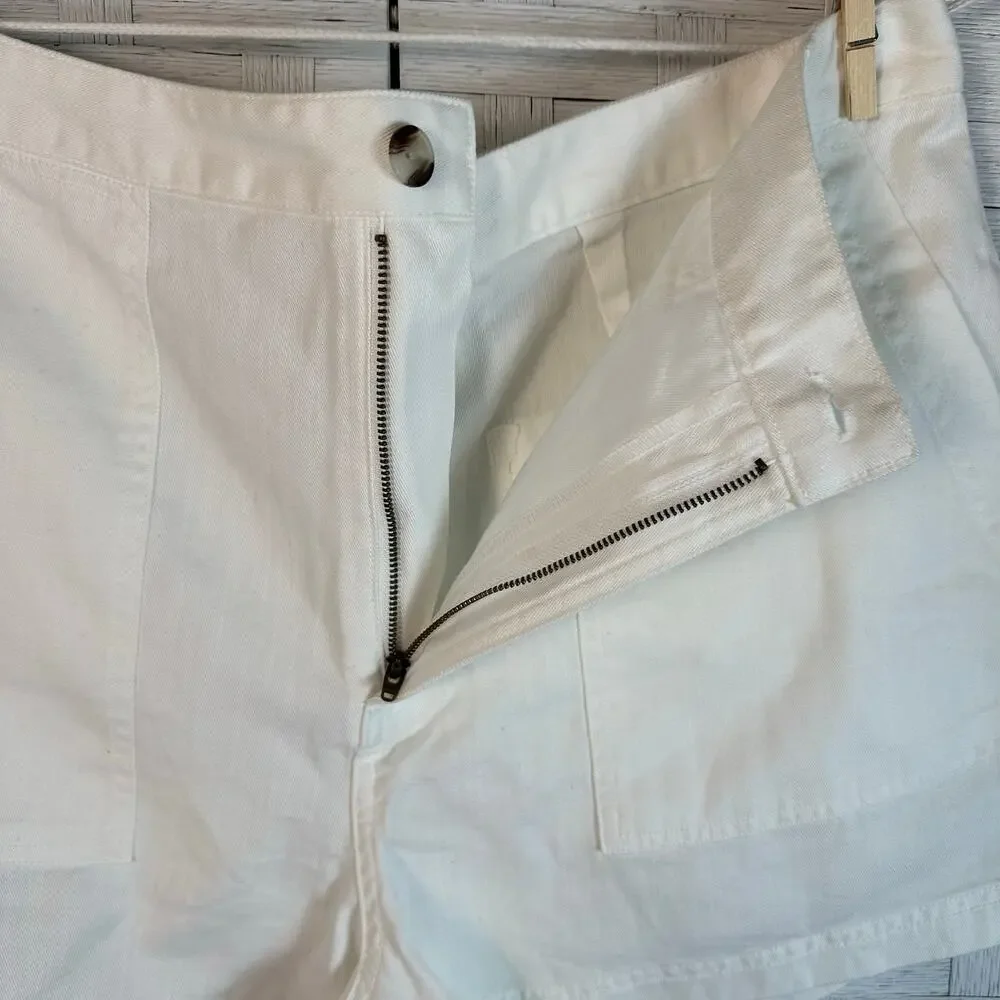 Universal thread cream, Bermuda shorts packets, high-rise nautical plus size - Picture 2 of 12
